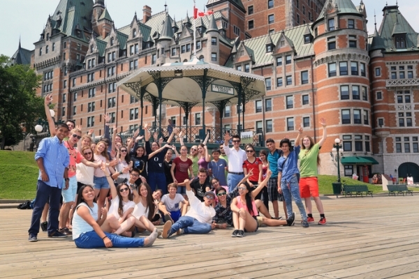 Campamento de verano en francés en Quebec, Canadá